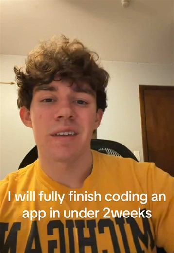 I’m coding a full app start to finish in under 2 weeks #coding #discipline #motivation #buildinpublic #fyp