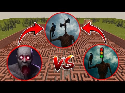 SIREN HEADS VS TRAFFIC LIGHT HEAD VS SCP 096 In Garry's Mod #130