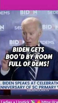 Biden BOOED by Democrats For Lying About His Border Policy! #short