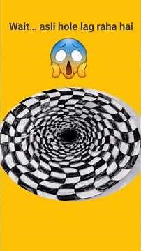 How to Draw 3D Hole Optical Illusion 😱 | Easy Art. #shorts #drawing