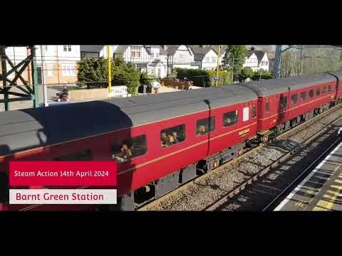 LOOK!! Steam action at Barnt Green Station, West Midlands 👀