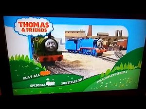 Thomas and friends DVD menu: The complete series 5