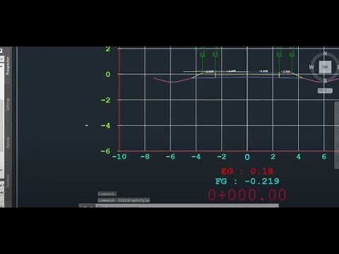 CIVIL 3D | How to add label and modify cross section