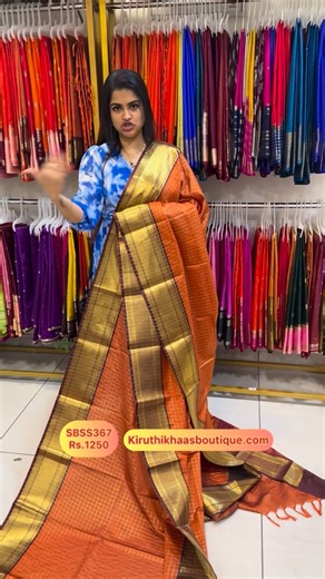 Kiruthikhaa’s Boutique on Instagram: "🤩Saree Code-SBSS367🤩 🤩Semi Banarasi Silk🤩 🤩Price-Rs.1250🤩 🤩Website Link-kiruthikhaasboutique.com🤩 🤩WhatsApp 9940181966🤩 Kiruthikhaa’s Boutique I K Towers 222/161 MPM Street Perambur Chennai-11 @kiruthikhaasboutique"