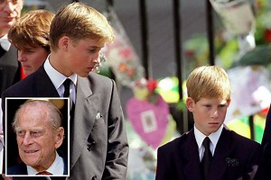 Philip's comforting words to Wills & Harry before Diana's funeral