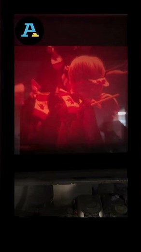 The Canadian Flag highlighted by Saskatoon's Lumby Productions Inc. #CanadaDay