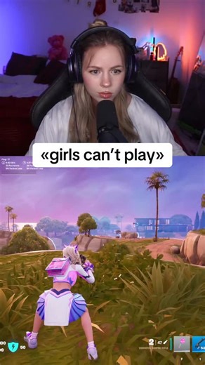 Elena Sharova on Instagram: "Girls CAN 👌🏻 #uaegaming #gaming #fortniteclips #GamerGirl"