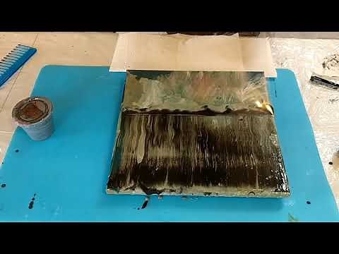 Happy New Year! WOW! Easy way to paint Dragon Scales in Acrylic Paint