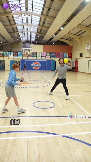 Slam Ball ⚽️🎯 A fun partner game that builds throwing accuracy, reactions, and teamwork - with a competitive twist! ⚡ 🧠 How to Play: 🔸 Pupils work in pairs with 1 hoop and 1 softball 🔹 Play rock–paper–scissors to decide who starts 🔸 The winner begins as the thrower 🔹 The thrower throws the ball forward into the hoop 🔹 The partner tries to slam the ball and get it back into the hoop 🔹 Players must slam forward, left or right only - no slamming the ball backwards 🔸 If a player slams the b