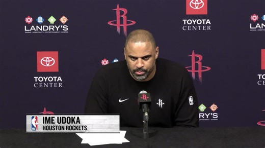 HOU 137, BKN 109: Rockets head coach Ime Udoka Postgame Media Availability