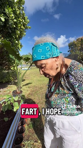 Surprising Grandma with Roses and a Vegetable Garden