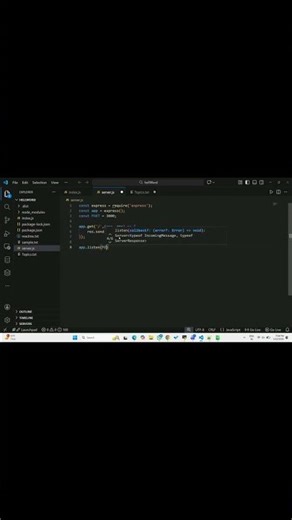 Node.js me Server banana itna easy hai? 😳 #shorts