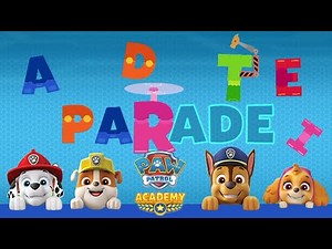 Paw Patrol Academy - Preschool ABC Alphabet Puzzle Game