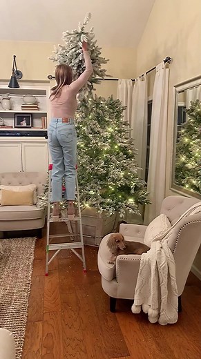 SUPER EASY! 🌲♥️🎄This is a little tutorial on how to make a different base for your tree. We bought a tree box at our local nursery @idiggreenacres and lightly painted it. It’s what huge landscape trees are delivered in, but we bought it without the tree. 😉 We then got a bucket, quickcrete and PVC that will fit the tree “trunk” and tada! All done! Super duper easy. Let me know if you have any questions. #christmastree #christmastrees #diytreebase #treeisup #christmasishere #artificialtree #chr