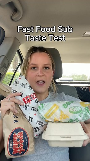 72K views · 917 reactions | What’s your favorite sub?索 #sub #sandwich #fastfood #fastfoodlife #Foodie #tastetest #mukbang #foodreview #foodtiktok #eatwithme #subway #jimmyjohns #jerseymikes #firehouse | kayleighleon | Facebook