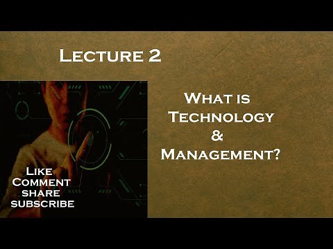 What is Technology Management