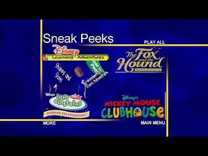RARE Sneak Peeks Menu (2006)