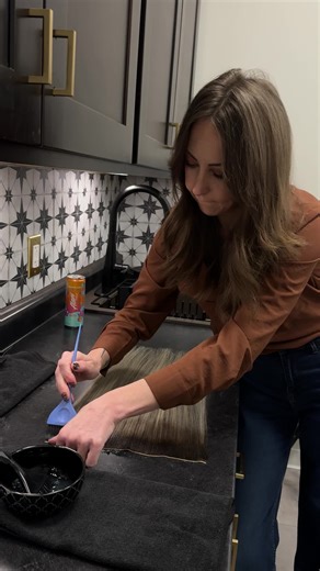 Pre-colored extensions rarely blend perfectly. What clients miss: \t•\tHair extensions should be custom colored to match their tone, dimension, and growth pattern \t•\tOne-dimensional extensions = obvious extensions ✨ Seamless hair is created, not ordered. #westwichita #wichitakansas #hairextensions #c.j.dammhair #sheltersalon