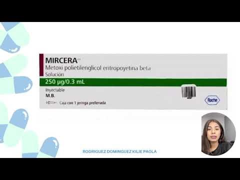 Metoxibolietilenglico-epoetina beta Familia: ESA de acción ultra prolongada