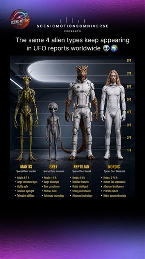 Why Are The Same 4 Alien Types Reported Again and Again? 👽😳