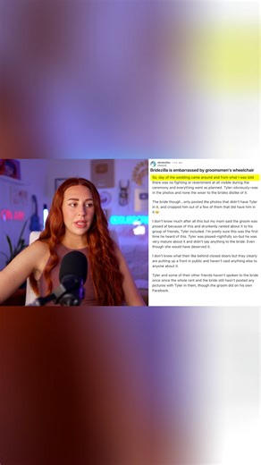 63K views · 834 reactions | crazy bride is EMBARRASSED by groomsman's wheelchair - REACTION | Reaction Club | Facebook