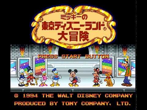 SNES Longplay [604] Mickey no Tokyo Disneyland Daibouken