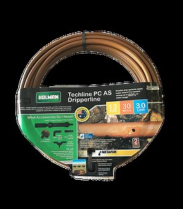 13mm x 30m Techline PC Irrigation Drip Tube - Holman Industries