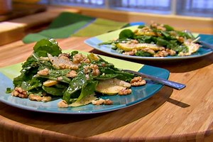 Arugula and Pear Salad with Dijon Sherry Vinaigrette