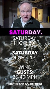 Arctic invasion brings Alabama the threat of isolated power outages due to very windy conditions - plus brutal cold and a few snow flurries! | Josh Johnson WSFA