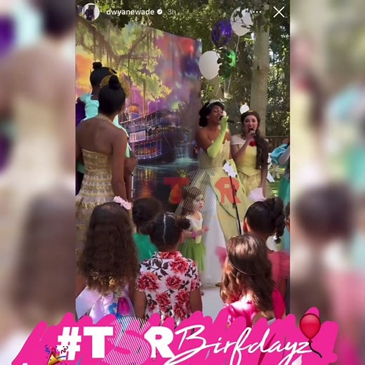 It was some family fun over there at the Wade Residence this weekend as they celebrated #KaaviaJames’ 5th birthday with a princess party 🥰 #fyp #foryoupage #TheShadeRoom #BlackTikTok #Viral #GabrielleUnion #DwyaneWade ✍🏾: #TSRStaffJW