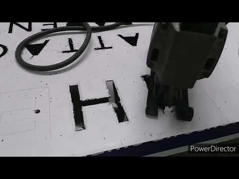 how to fabricate embossed signage. step by step...