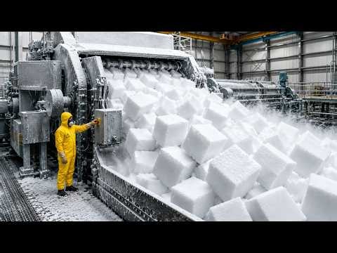 How Dry Ice Is Mass Produced on Massive Industrial Production Line