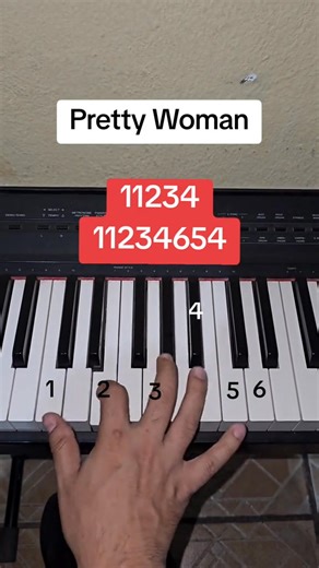366K views · 4K reactions | Pretty Woman piano tutorial #prettywoman #pianotutorial #piano #pianoforte | Ponchopiano | Facebook