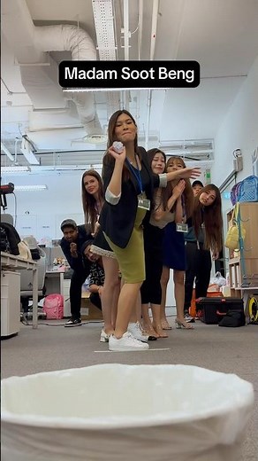 Teachers try paper toss in real life! 😯