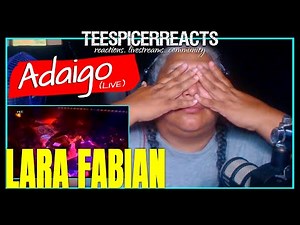 Lara Fabian - Adagio - Live - Reaction!