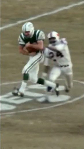 Joe Namath Plays Final Game for the New York Jets (1976) #shorts