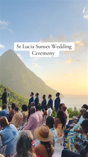 🌅 Love beneath the St Lucia sunset 💍✨ Golden skies, ocean breeze, and a view made for forever. Pure island magic. 💛 🎥 @jaophotography #HelloCaribbean #caribbean #caribbeansea #CaribbeanVibes #caribbeanculture #TravelCaribbean #IslandVibes #StLucia #DestinationWedding #IslandLove #TropicalWedding #CaribbeanDream #SunsetCeremony #SaintLucia #LoveInParadise #fypシ゚viralシ #fypageシ #fypシ #reelitfeelit | Hello Caribbean