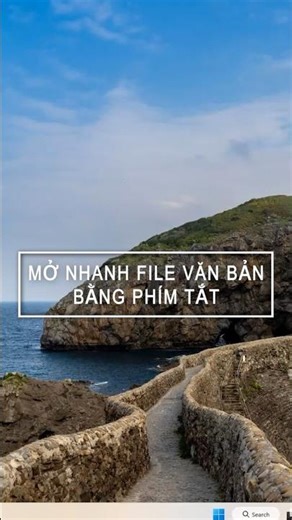 Mở file văn bản Word nhanh bằng phím tắt | Mẹo tin học văn phòng #shorts #phimtatword