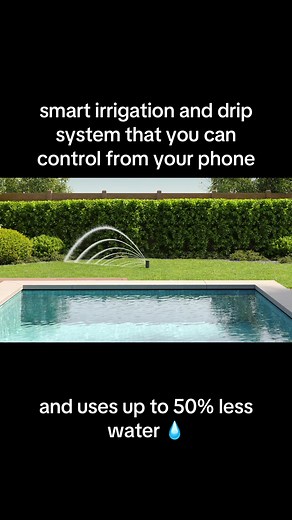 Precision watering: smart irrigation that saves 50% water