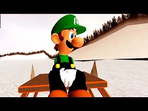 LUIGI NO PERDONA!! c/ Alex | Garry's Mod (Build Slider) #2