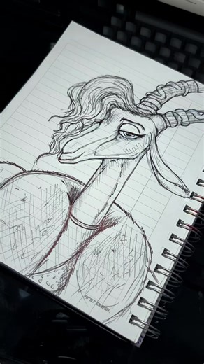 Respuesta a @romiii810 Gazelle de Zootopia 2 #zootopia2 #gazelle #drawing #FanArt #sketchbook
