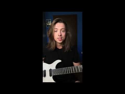 Try this tuning on 7 string guitar!