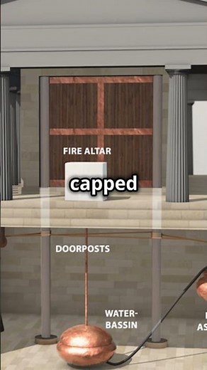 Heron's Ancient Automatic Temple Doors Explained #heron #ancientgreekinventions