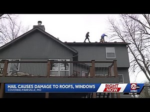 Parkville homeowners deal with extensive roof damage after severe hailstorm
