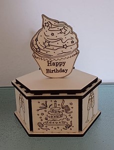 Gift Box cupcake - Etsy UK
