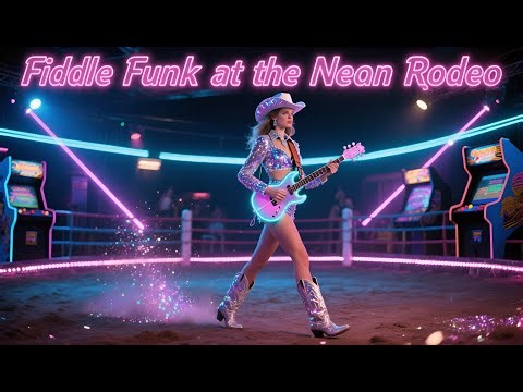 Neon Rodeo Funk | Fiddle vs Bassline at the Disco Barn – CraigsAIMusic