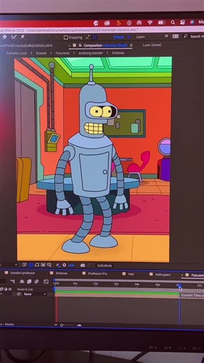 Futurama comes back tonight! 🚀🥳 #futurama @Futurama on Hulu #morph #fanart #animation