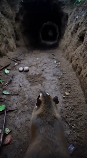 📹POV: Rat Moving Through Its Tunnels | Realistic Camera View
