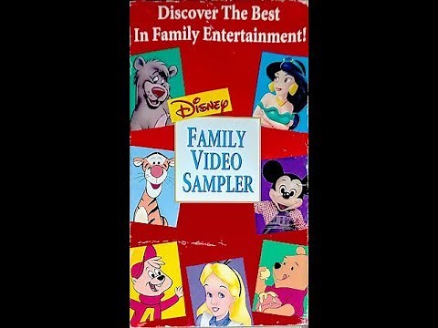 Disney Family Video Sampler - 1995 Edition [VHS]