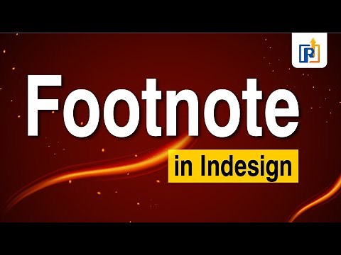 How to Create Footnotes in InDesign | How to Use Footnote in Indesign | Indesign Footnote | Indesign